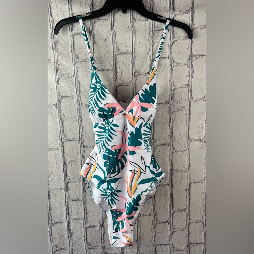 Live Life on the Beach Size:L Women Swim Suit Multi Color - Picture 7 of 8